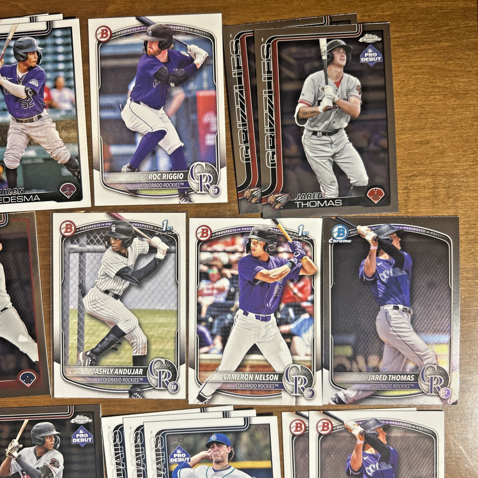 Colorado Rockies 175 Card Lot Condon Holliday Dollander Thomas Goodman Brito