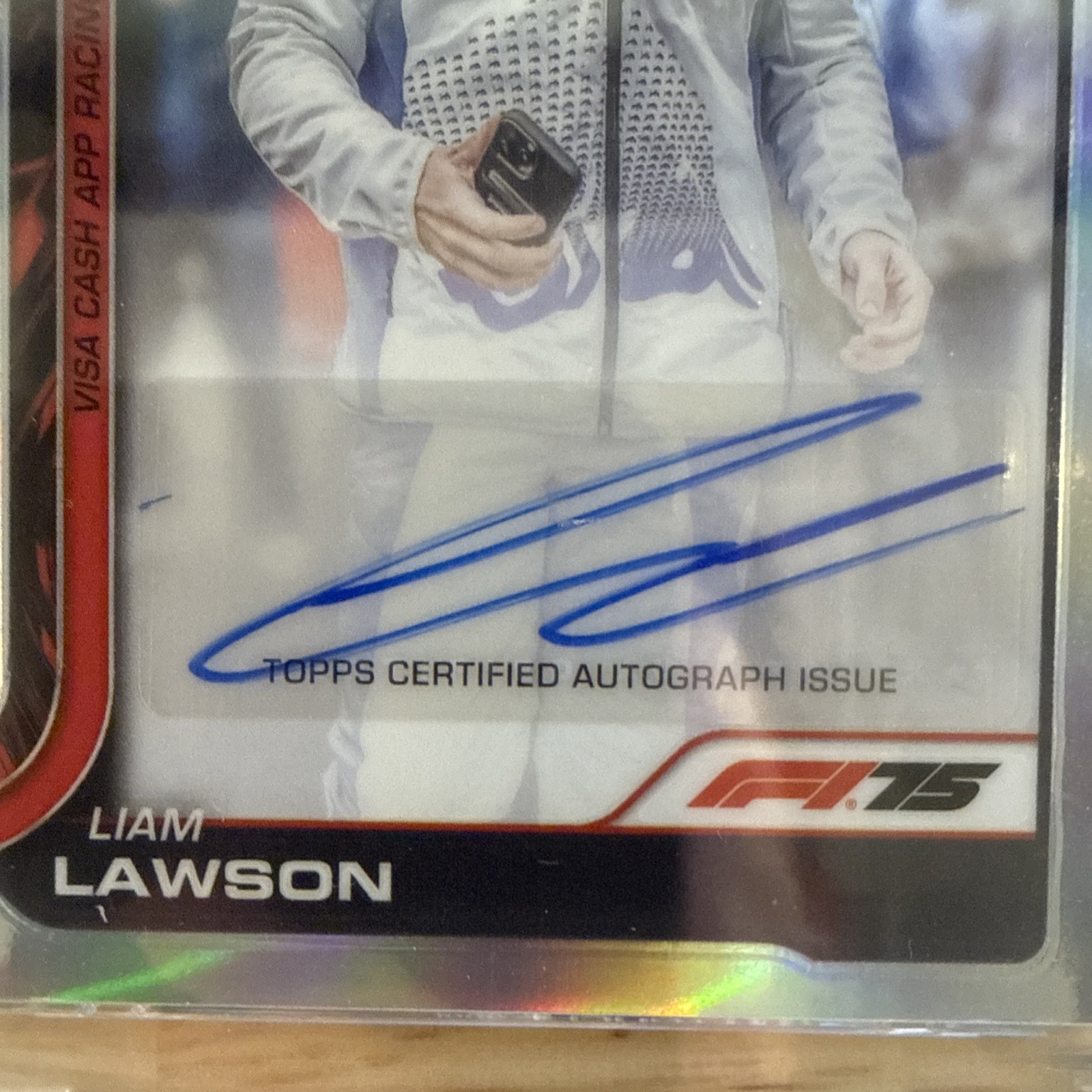 2025 Topps Chrome Formula 1 F1 Liam Lawson Autograph RC Rookie