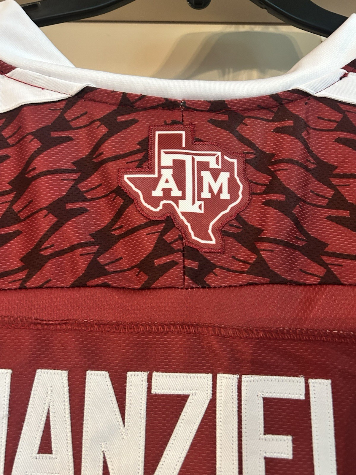 New Adidas Texas A&M Men’s Large Soccer Jersey #2 Manziel SEC