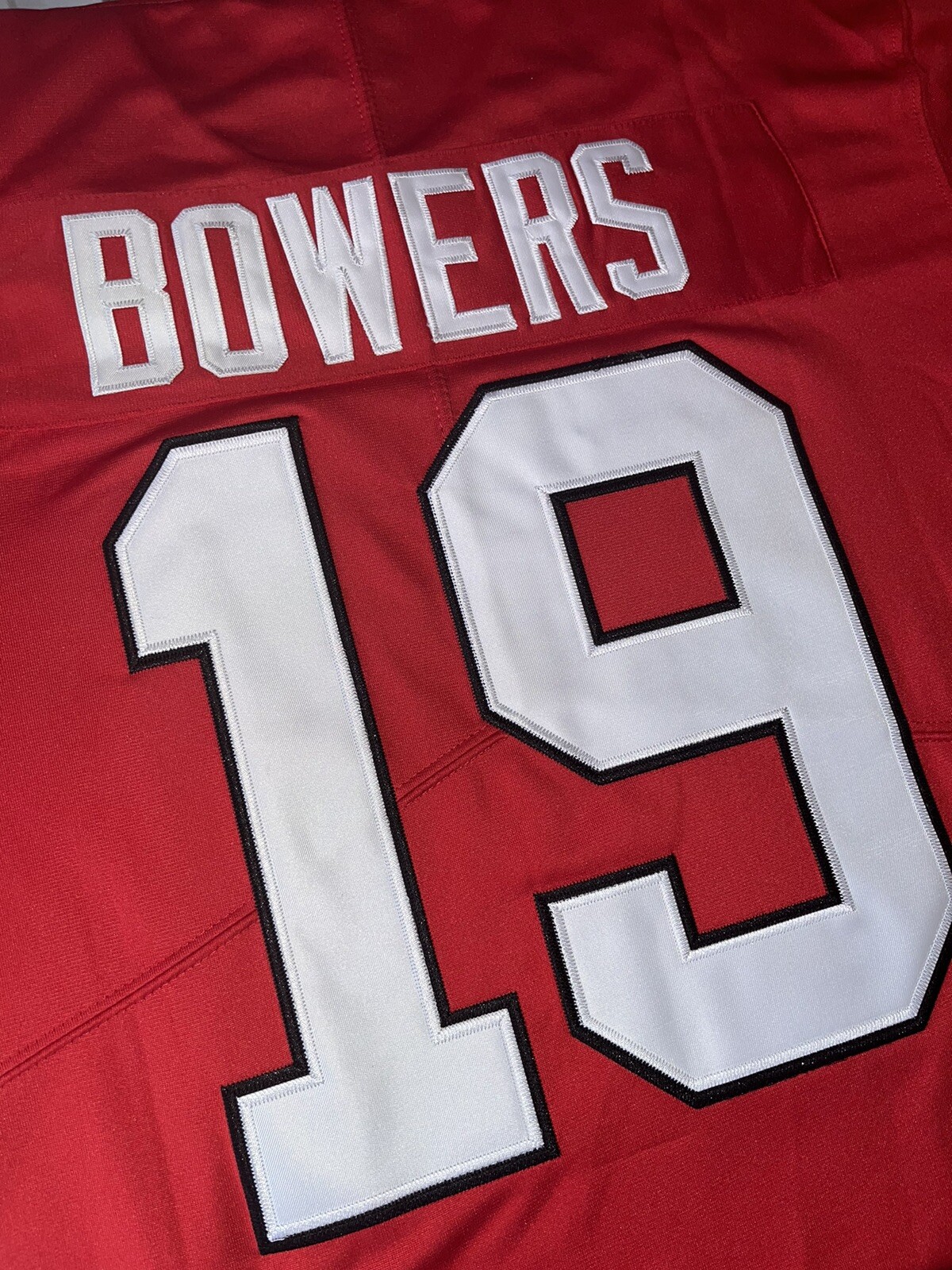 Brock Bowers Georgia Red Jersey Bulldogs Playoff Patch Stitched 19 All Sizes NWT