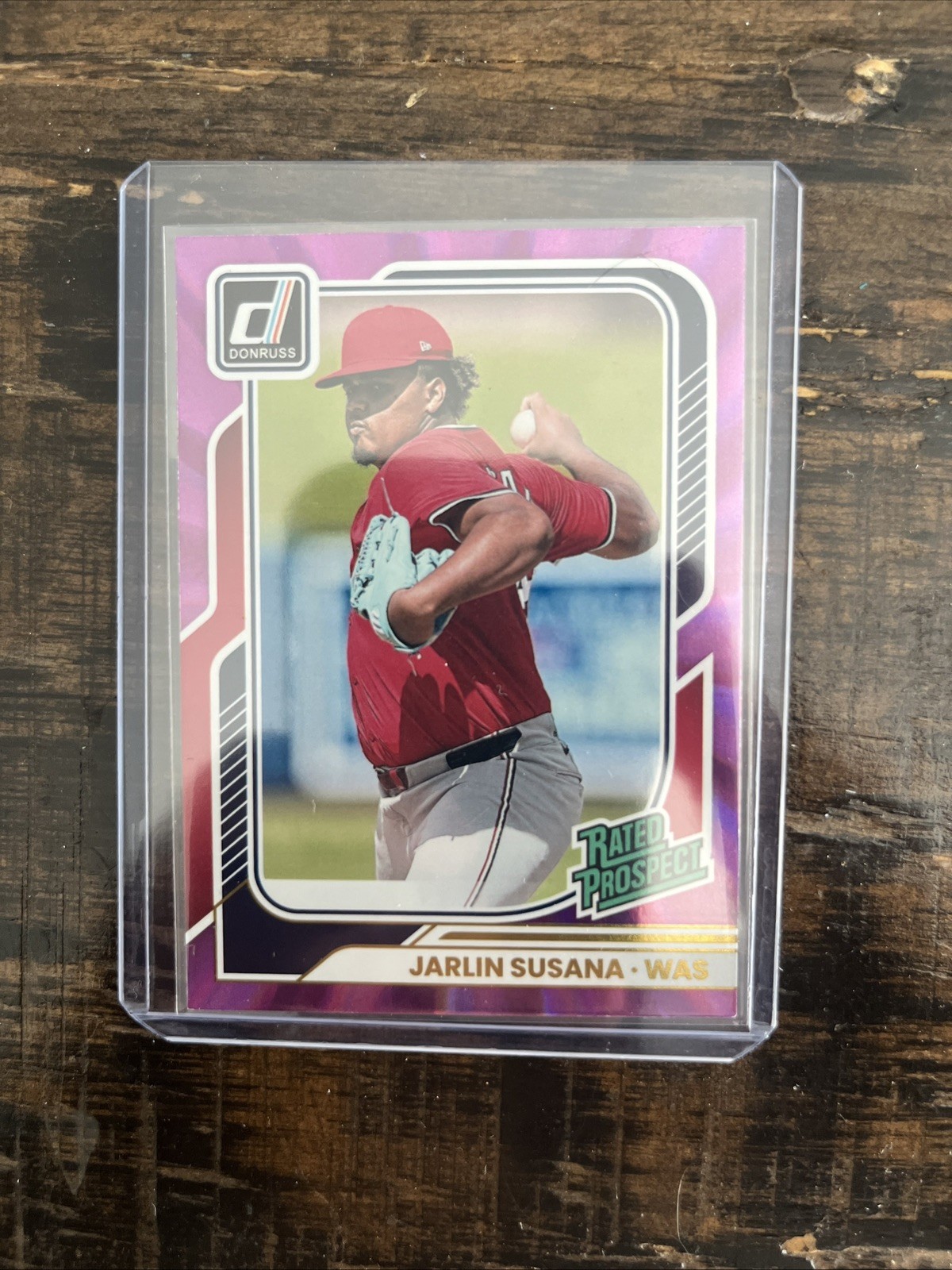 Panini 2026 Donruss Rated Prospect Jarlin Susana Nationals #144 Purple /49
