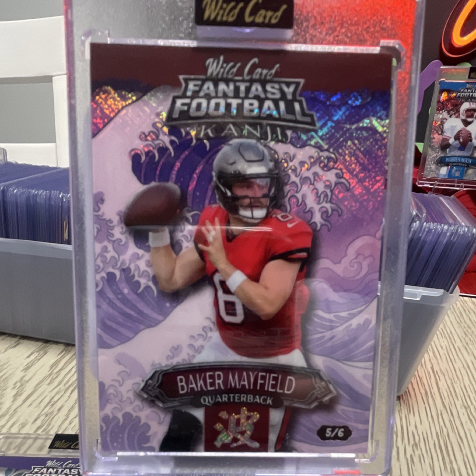 Wild Card Fantasy Football Kanji Baker Mayfield 2024 FMKWPU1-BM 5/6