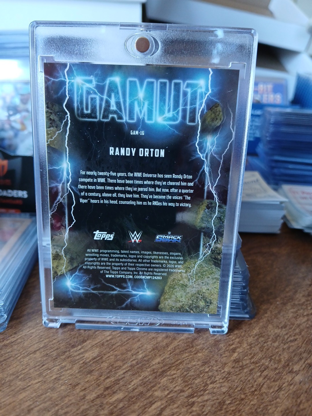 2026 Topps Chrome WWE Randy Orton GAMUT Case Hit SSP GAM-16
