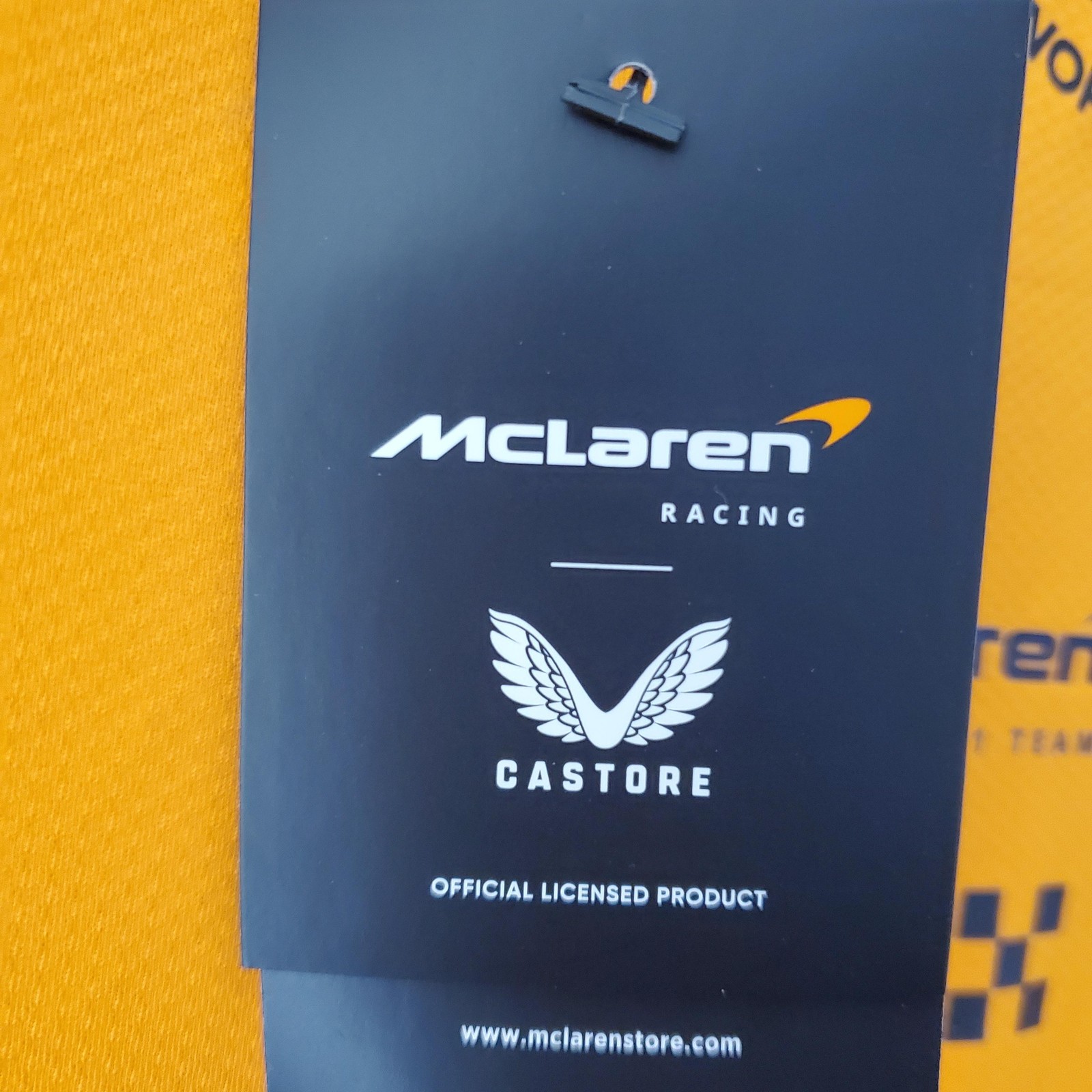 McLaren Formula 1 Team Shirt Youths Large Orange Gray F1 Racing Oscar Piastri 81