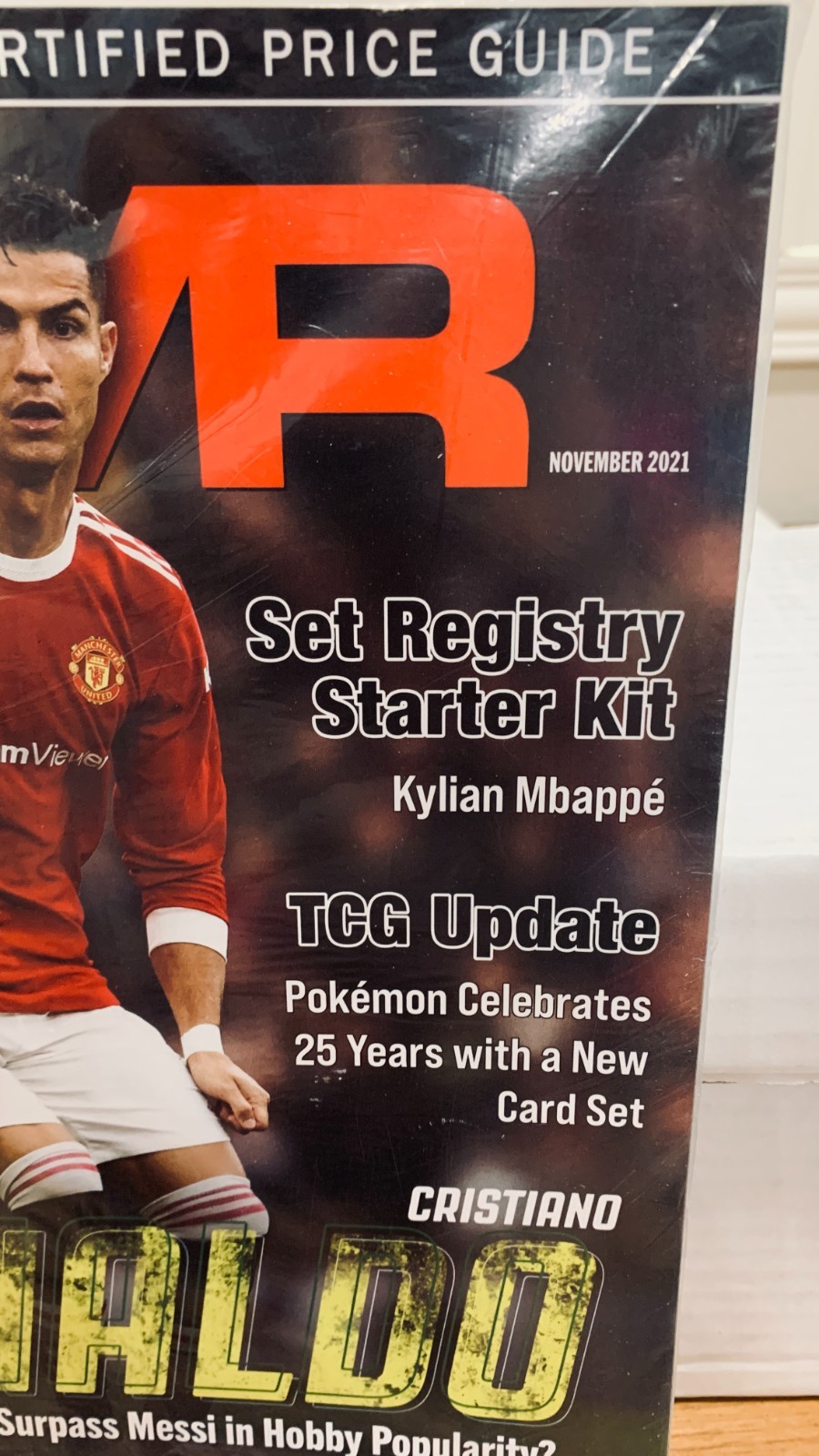 CRISTIANO RONALDO SMR Magazine November 2021 Official PSA Price Guide Sealed