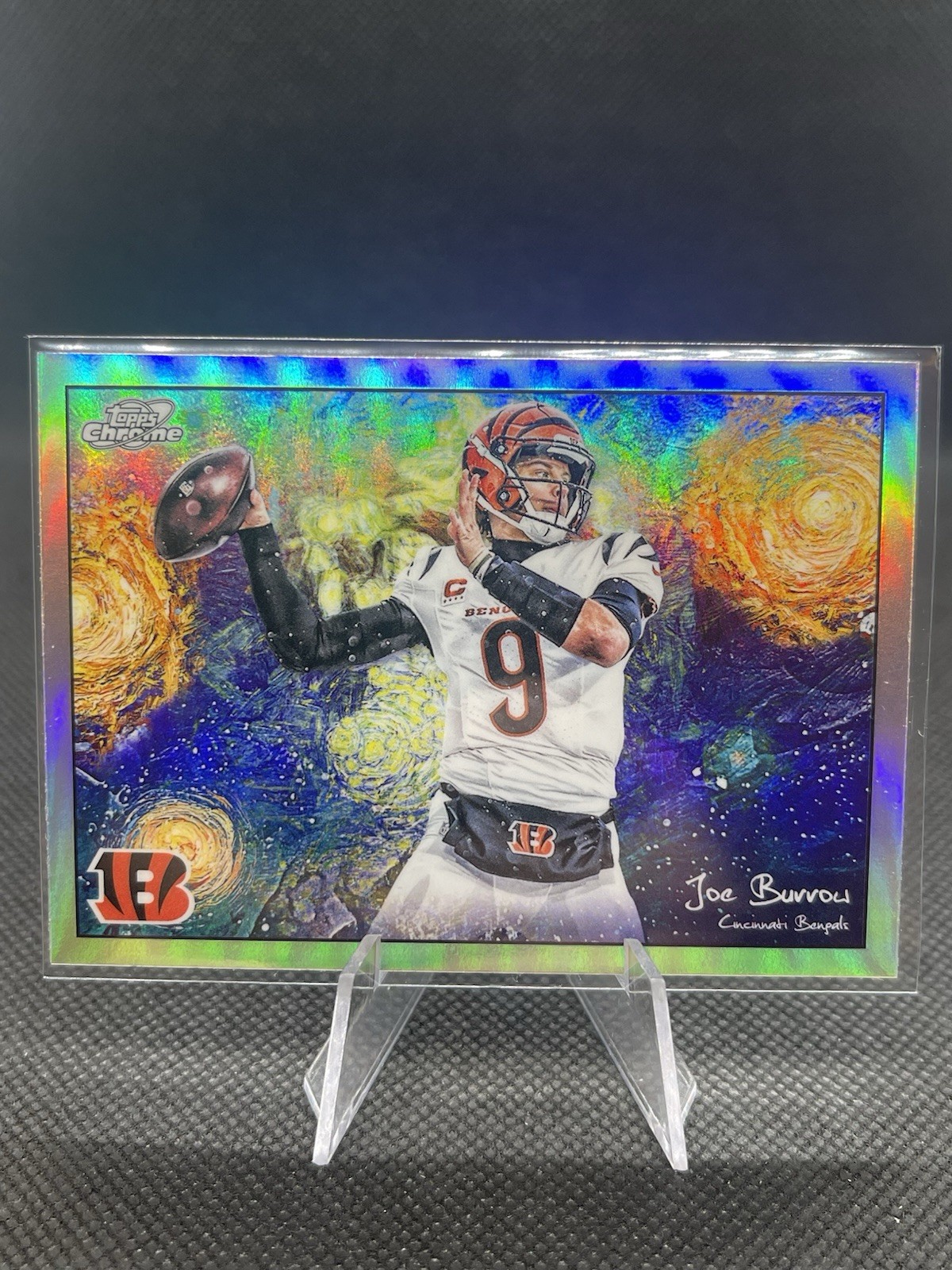 2025 Topps Chrome Cosmic JOE BURROW STARRY NIGHT #STN-13 BENGALS