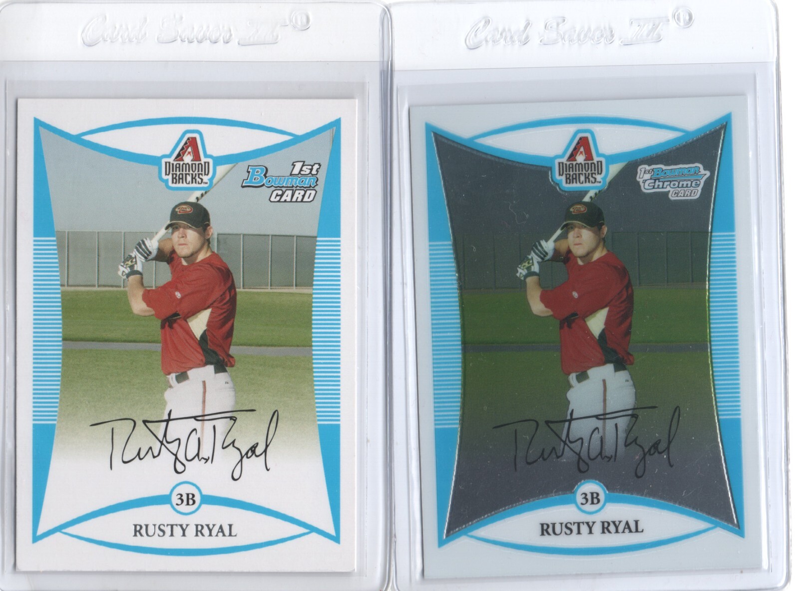 RUSTY RYAL 2008 Bowman Prospects #BP16 & Chrome Prospects BCP16 Options