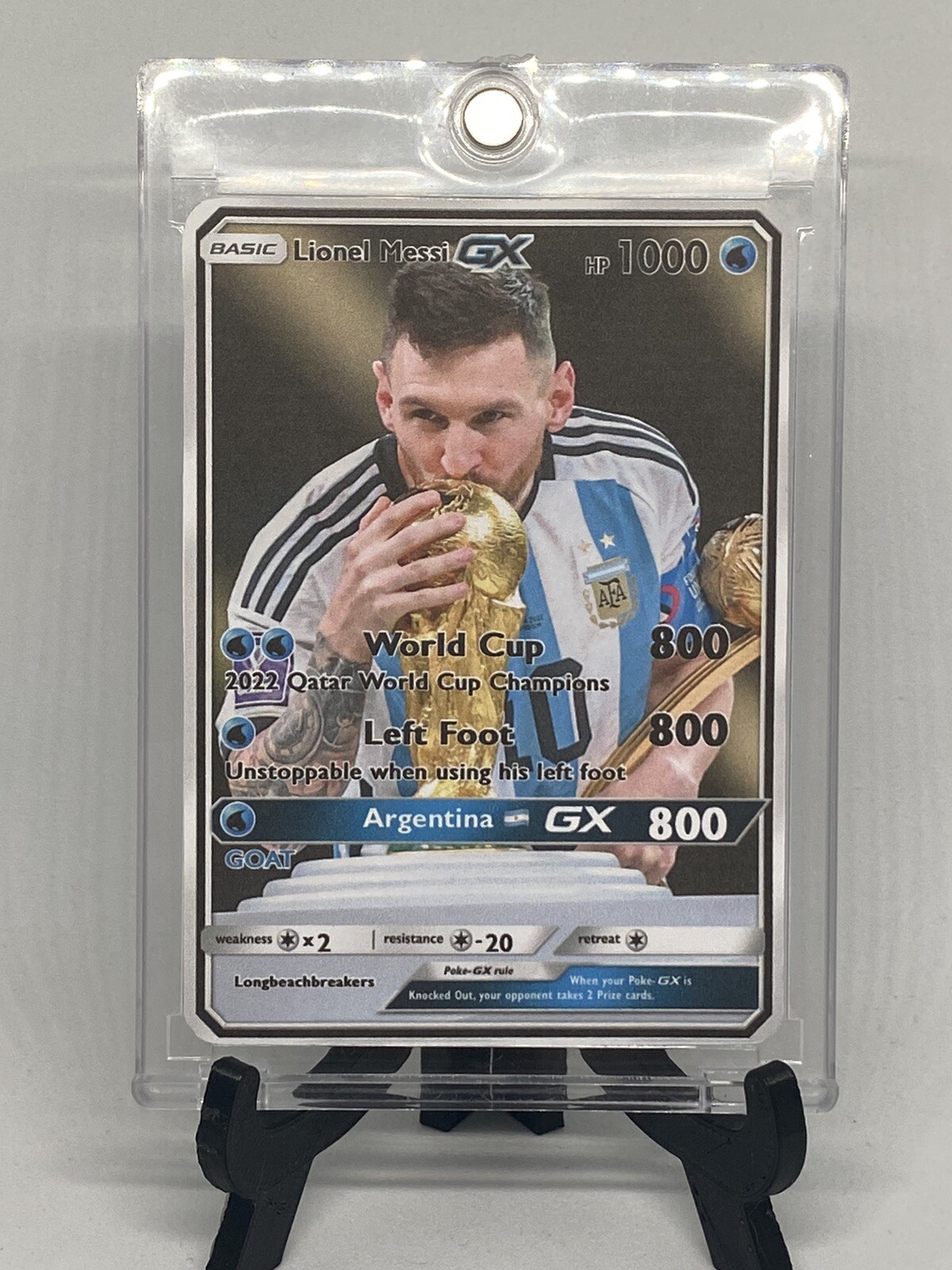 Lionel Messi Pokémon Card Argentina