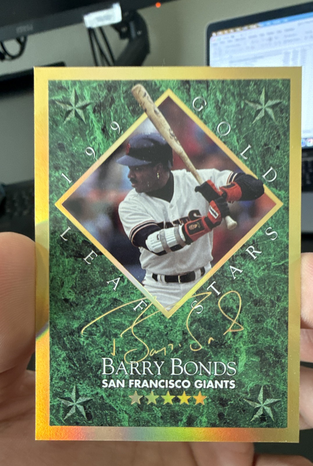 1994 Leaf – Gold Leaf Stars Barry Bonds #2 /10000