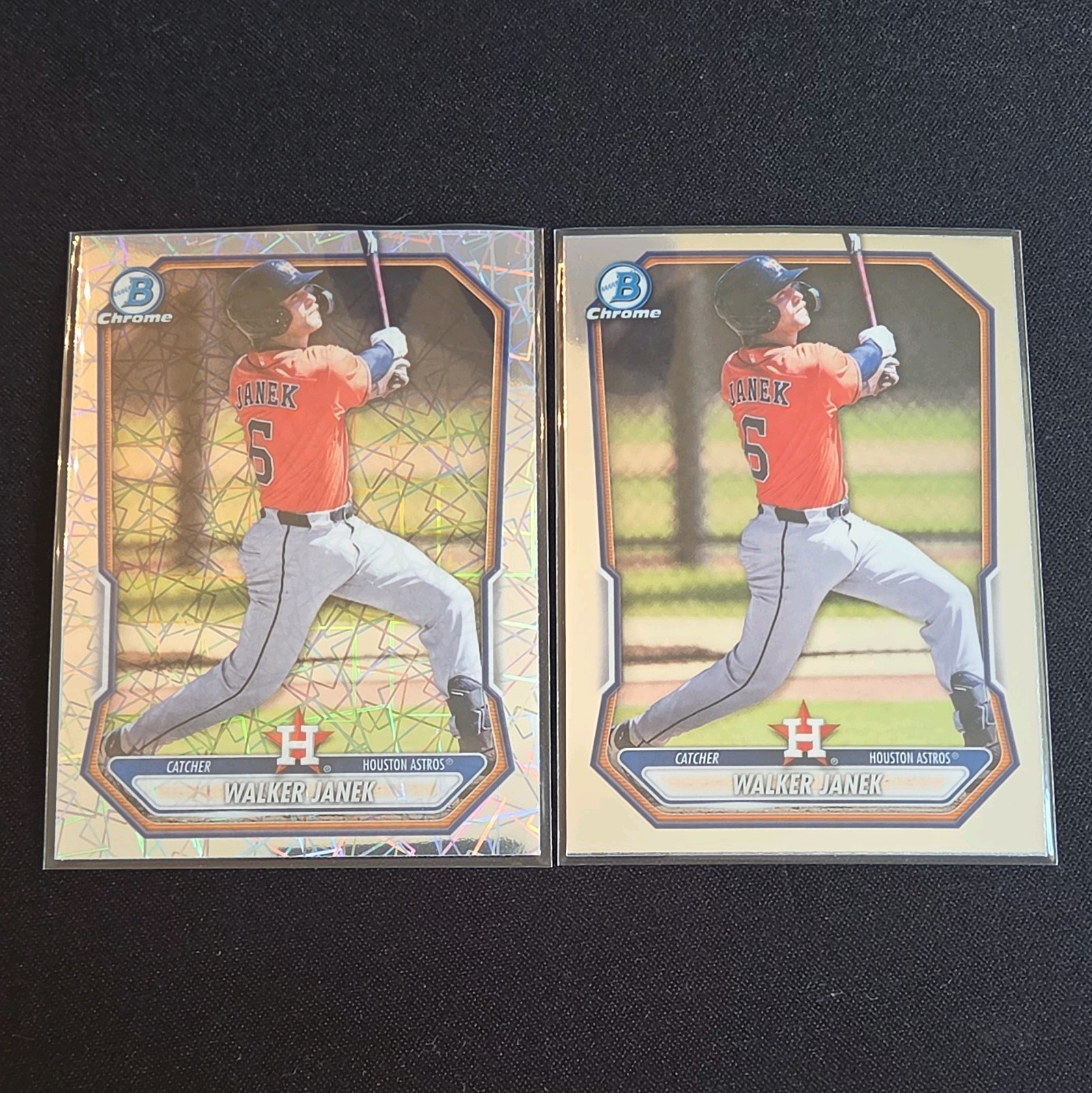 Walker Janek #BCP-131 2026 Bowman Chrome Lazer Refractor & #BCP-131