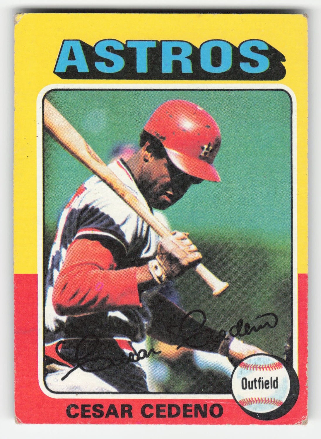 Cesar Cedeno 1975 Topps #590 Houston Astros VG