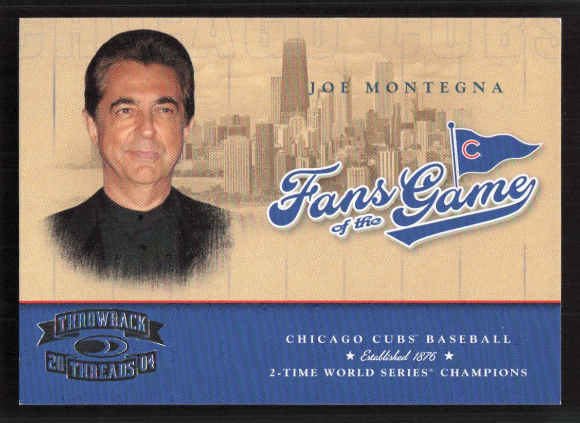 2004 Donruss Throwback Threads Joe Montegna Fans of the Game #203/FG-3