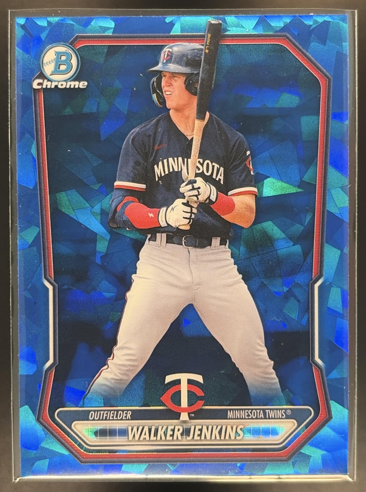 2026 Bowman Sapphire Walker Jenkins #BCP-98 Chrome Prospects Twins