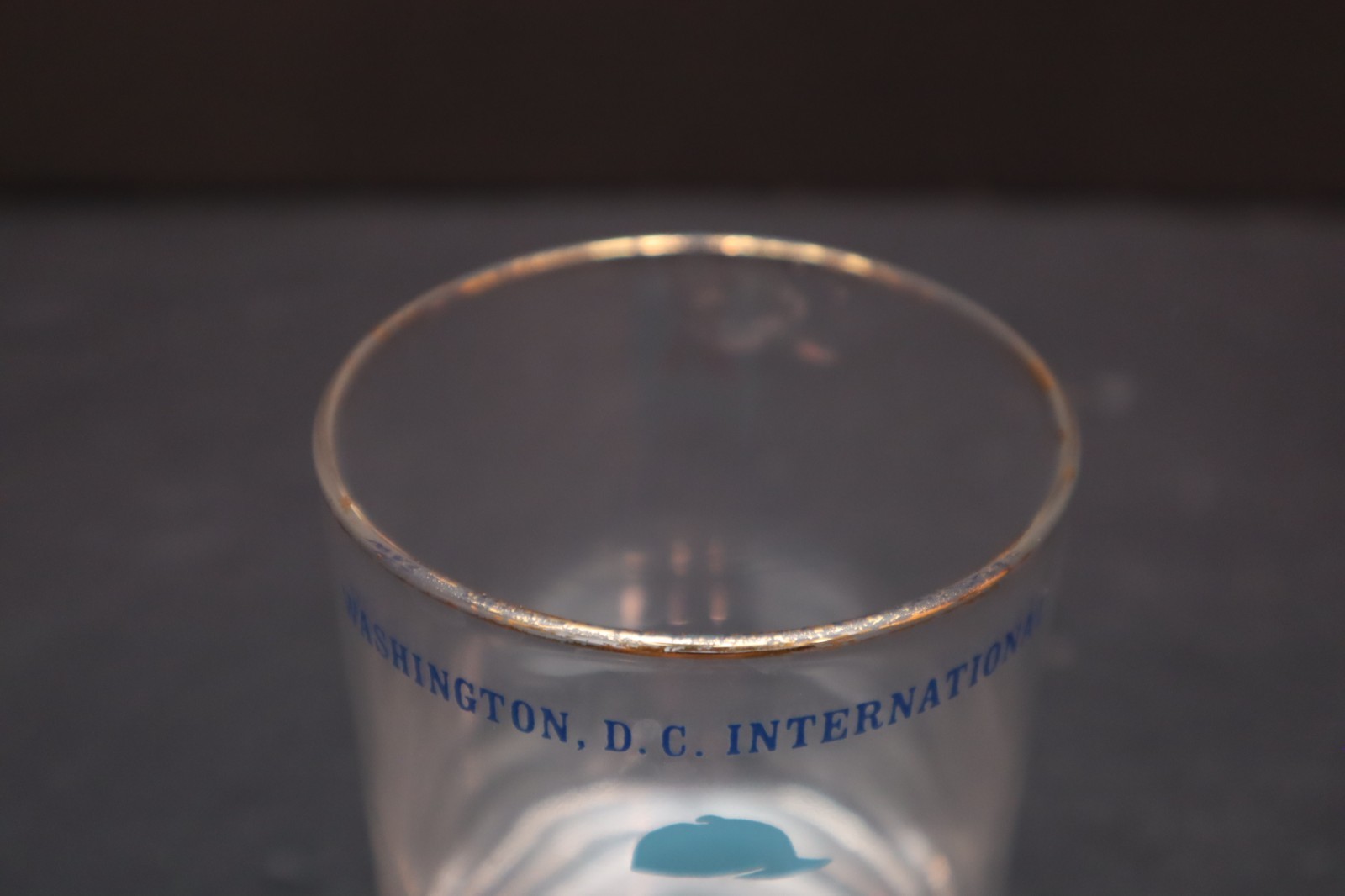 Washington D.C. International Horse Racing Glass Jockey Tumblers Glass 1961-1963