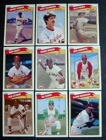 1989 Swell Baseball Greats Complete 135 card Set Ruth Cobb