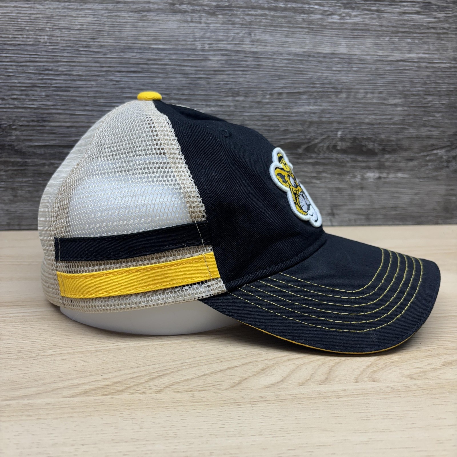Missouri Tigers Hat Cap Snap Back Mens Black Yellow NCAA Football Trucker Mesh