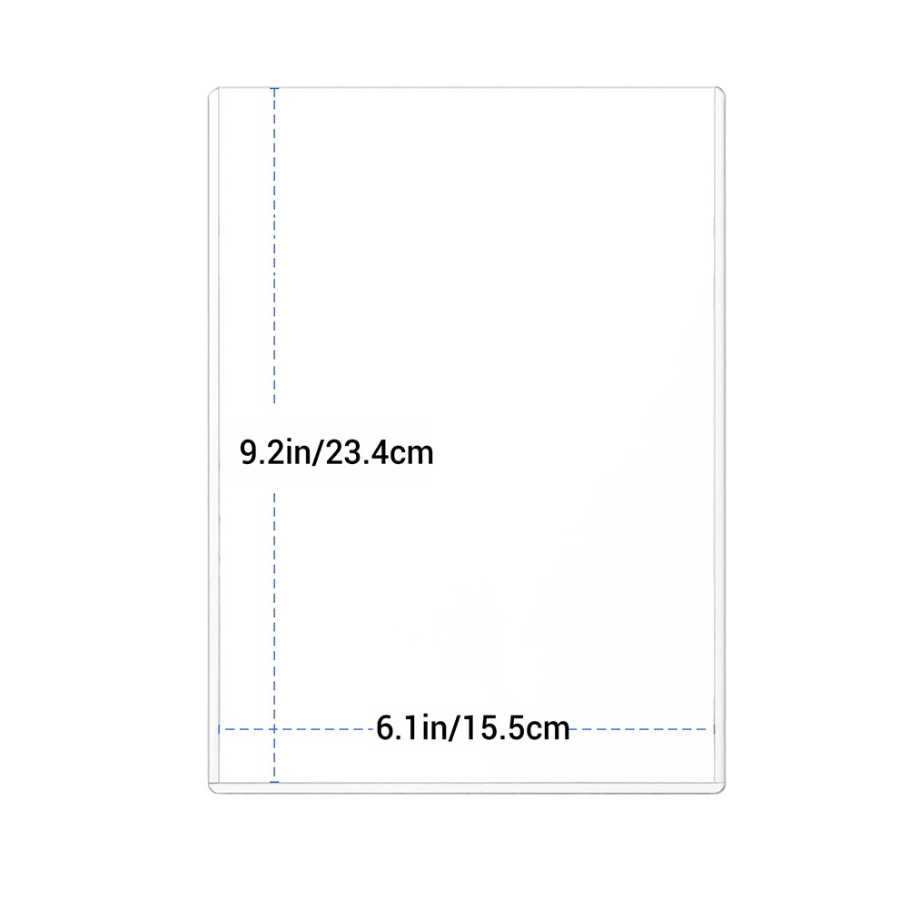 Rigid Print Protectors Hard PVC Document & Photo Sleeves 4×6”/ 5×7”/ 6×9”