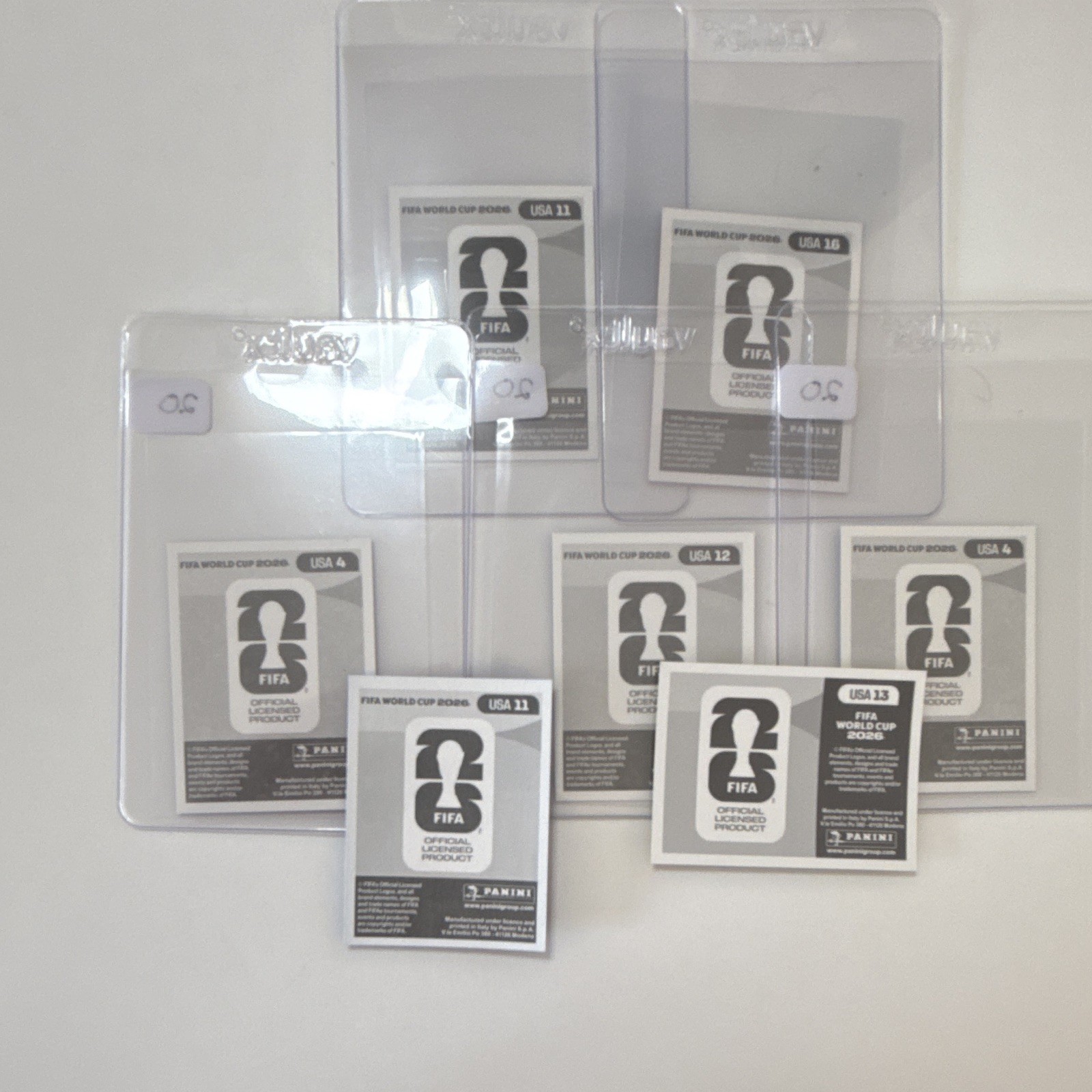 2026 Panini FIFA World Cup USA Stickers Gold Crumple Lot Pulisic Weah Ream