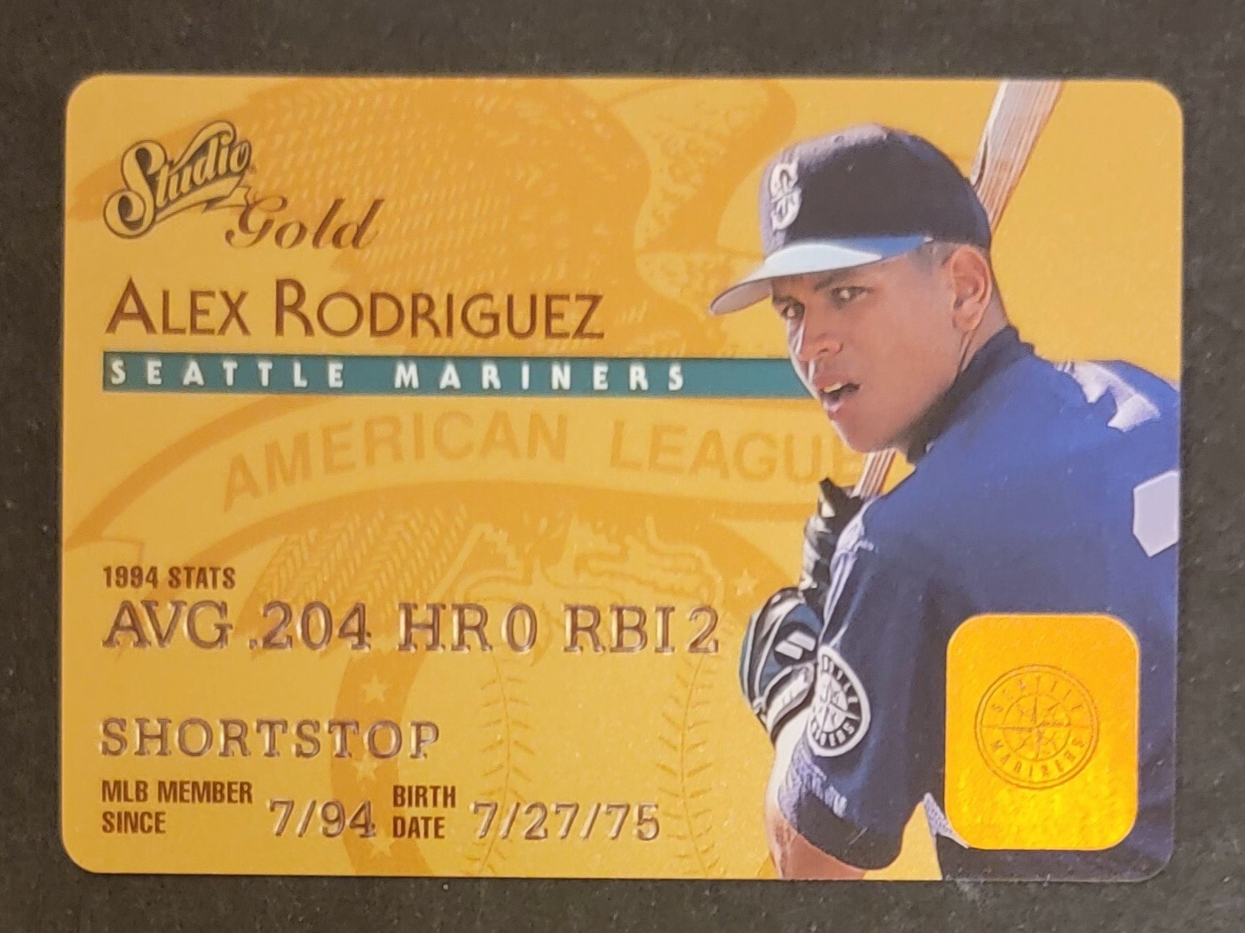 1995 Studio Baseball Gold Insert Singles U Pick