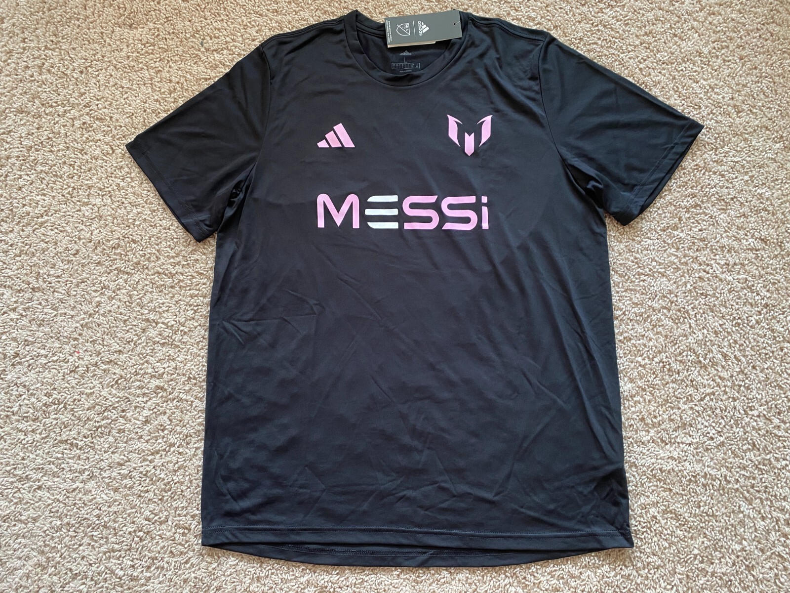 NWT Adidas Inter Miami Messi T-Shirt men Large