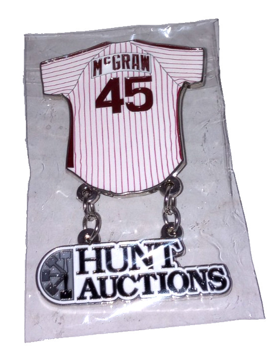 Philadelphia Phillies Tug McGraw Metal Pin – All Star Game – Hunt Auctions – New