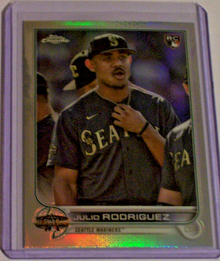 2022 Topps Chrome Update All Star Game Insert Julio Rodriguez Print Lines