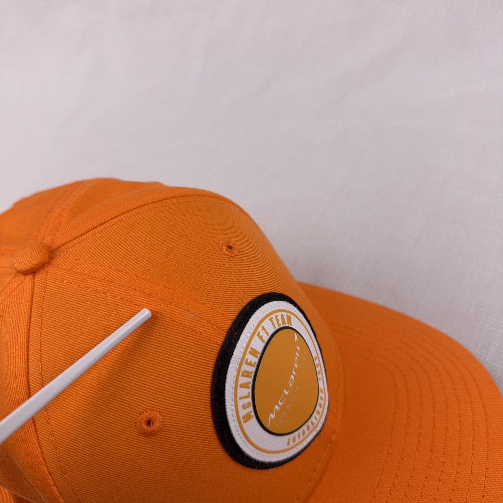 McLaren F1 Team Hat Snapback Mens One Size Orange Formula 1 Racing New Era