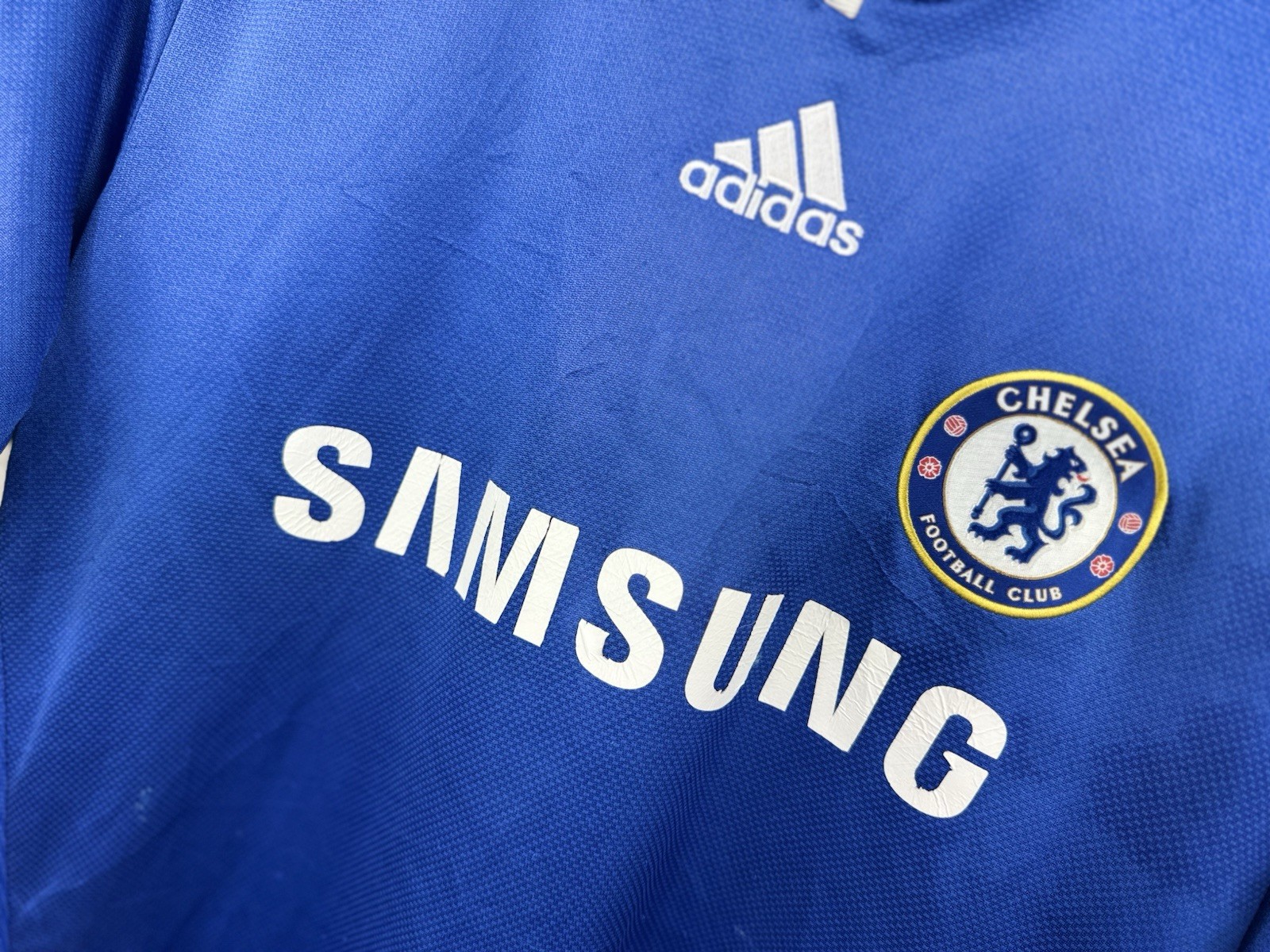 CHELSEA LONDON 2008 2009 HOME FOOTBALL SHIRT SOCCER JERSEY ADIDAS Sz M