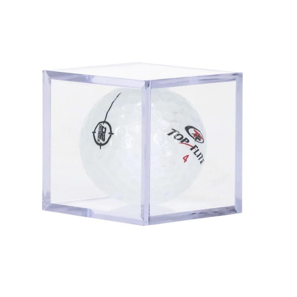 8 BCW Golf Ball Display Cases Square Plastic Cubea Clear Stackable Holders DEAL
