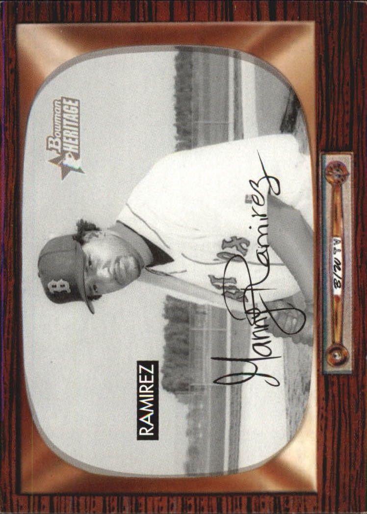 2004 Bowman Heritage Black and White #128 Manny Ramirez