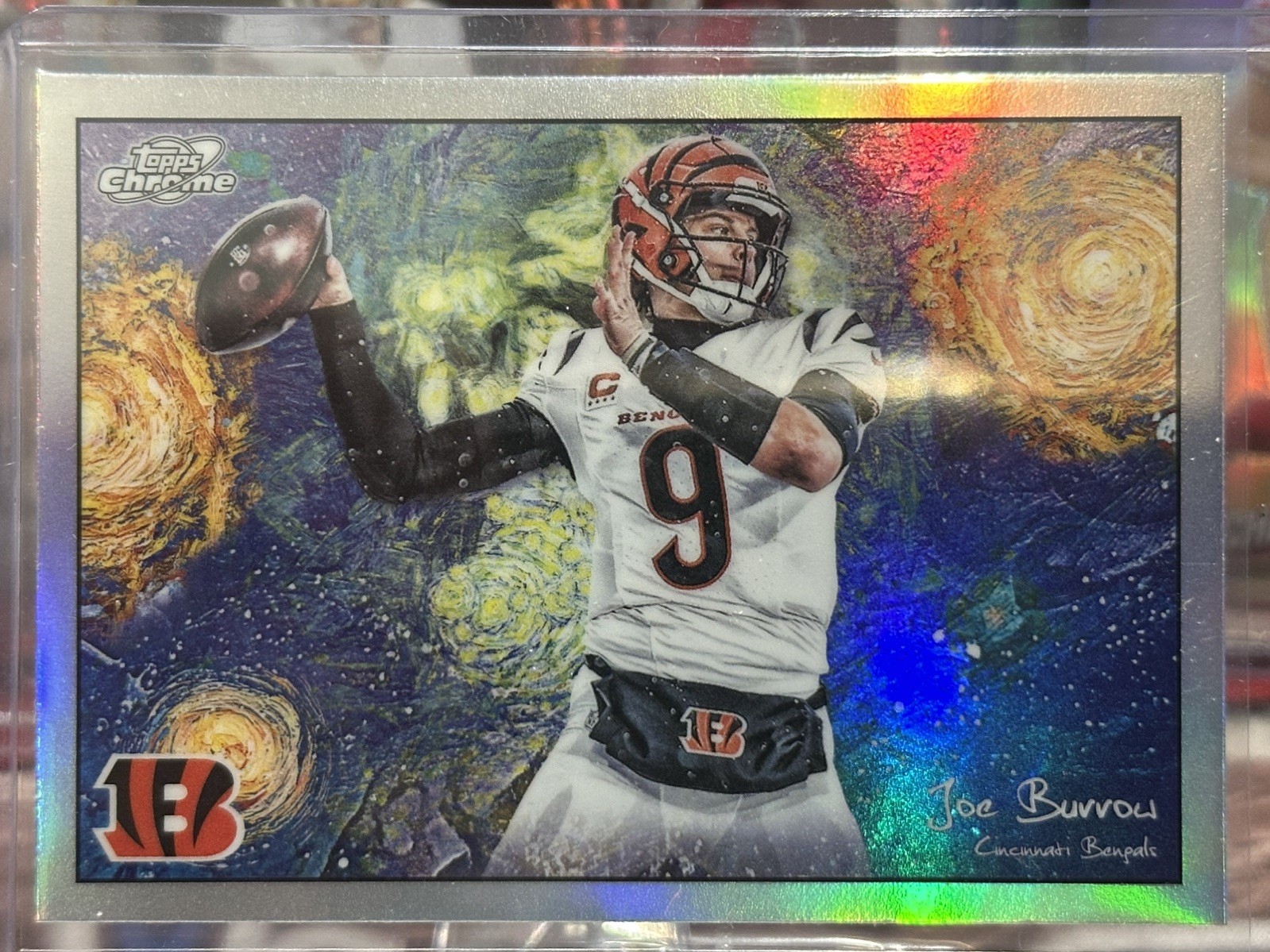 2025 Topps Chrome Cosmic Joe Burrow Stars in the Night #STN-13 Bengals SP