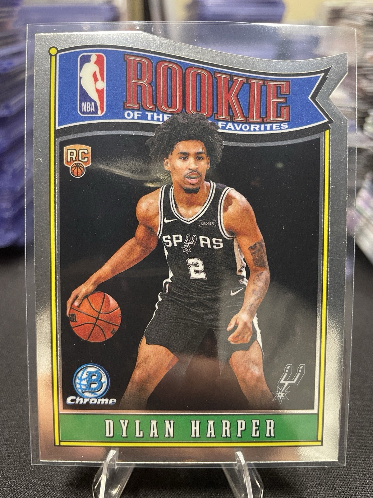 2025 Bowman’s Basketball – Dylan Harper ROTY Favorites Die Cut #RY-2 (RC) Base