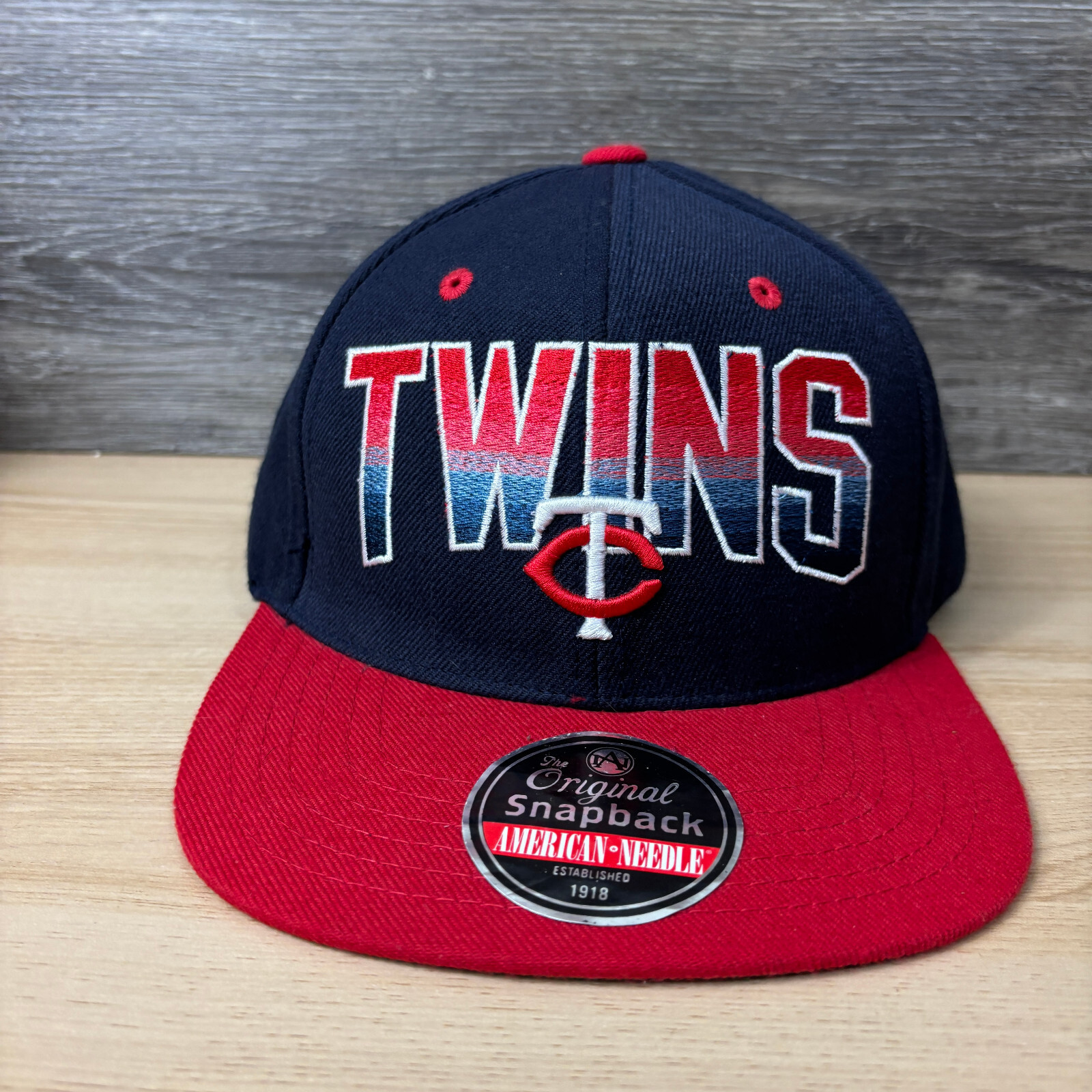 Minnesota Twins Hat Snap Back Blue MLB Baseball American Needle Adjustable
