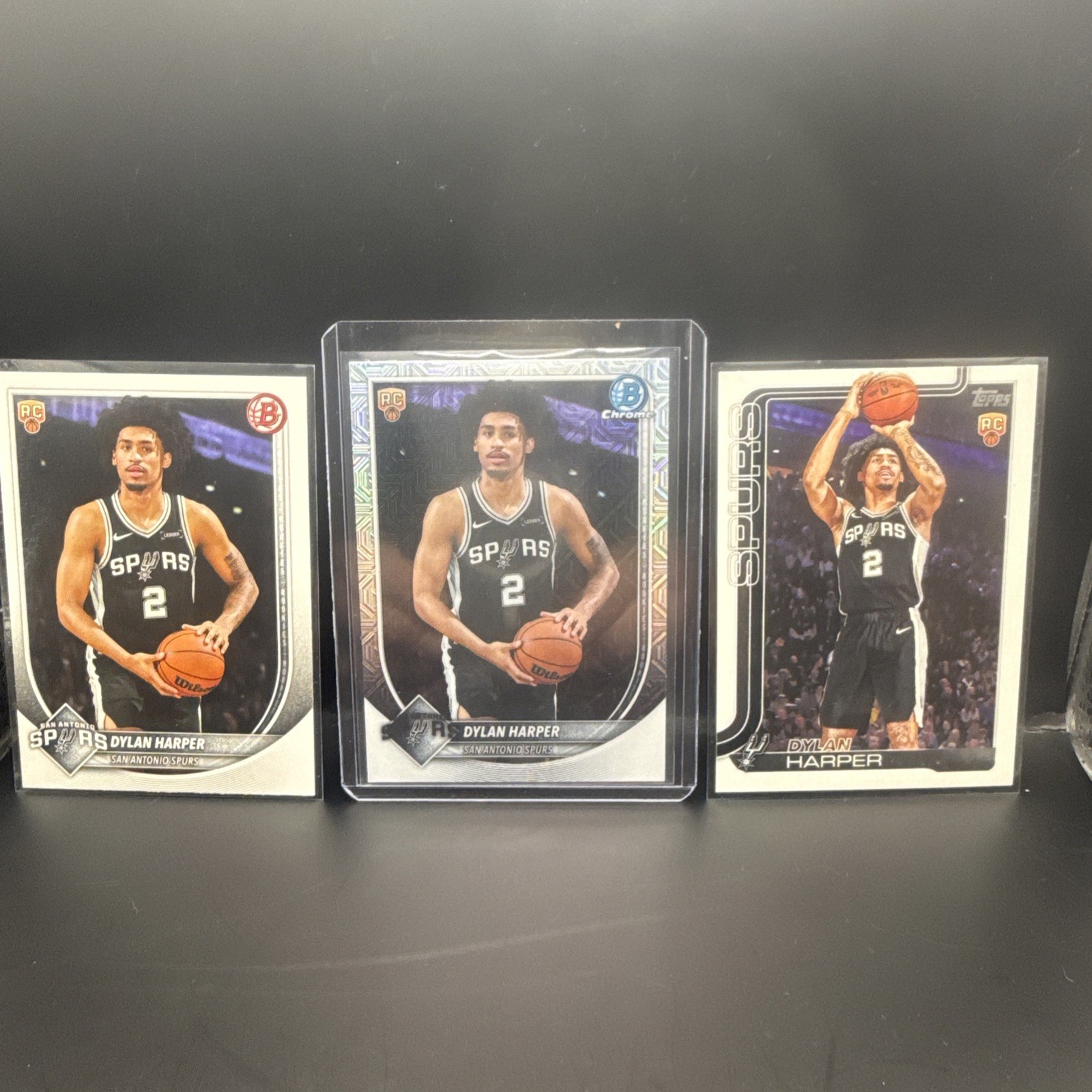 2025-26 Bowman Chrome Dylan Harper RC MOJO Refractor Spurs Rookie #BCV-2 + more