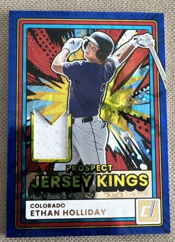 Panini 2026 Donruss Prospect Jersey Kings Ethan Holliday #PJK-EH Rockies