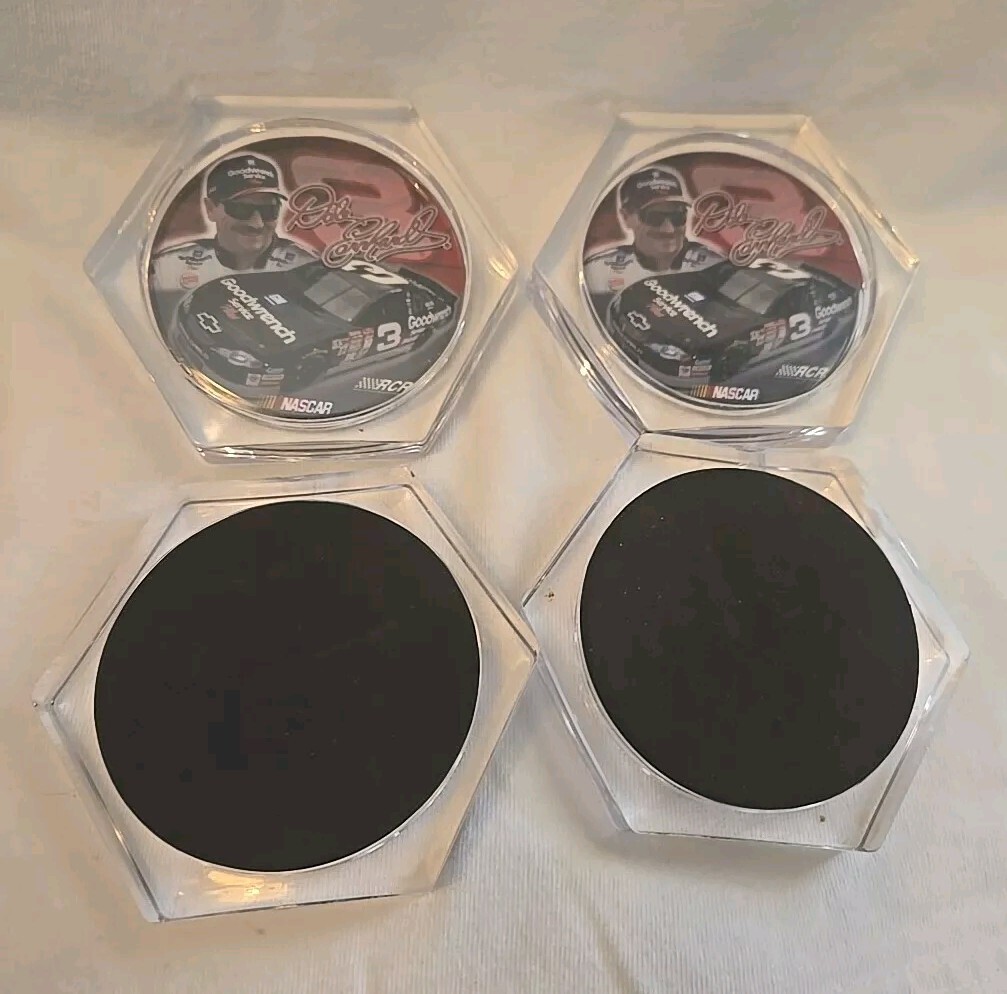 Racing Reflections Dale Earnhardt #3 Photo Coasters NASCAR