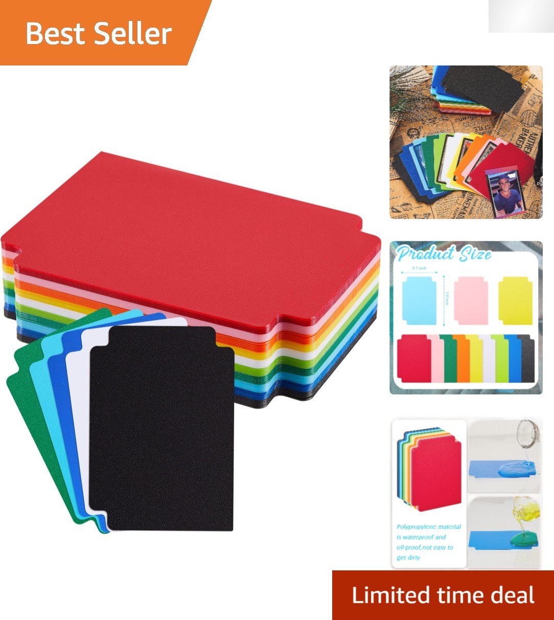 Lightweight 2.7 x 3.8 Inch Trading Card Separators – Durable & Portable Solution