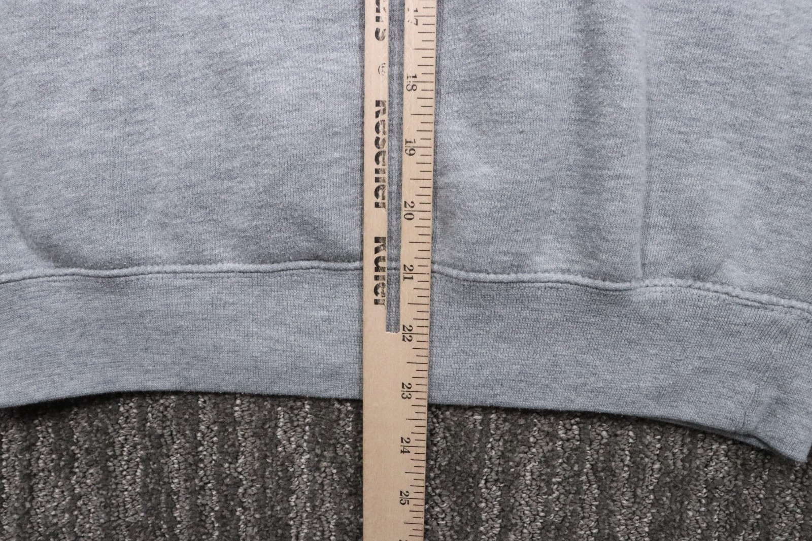 JanSport Virginia Tech Hoodie Adult Small Vintage 90s Gray Grunge Collage Skater
