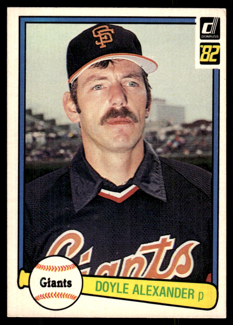 Doyle Alexander 1982 Donruss #96 Giants MLB READ FREE SHIPPING AutographDen