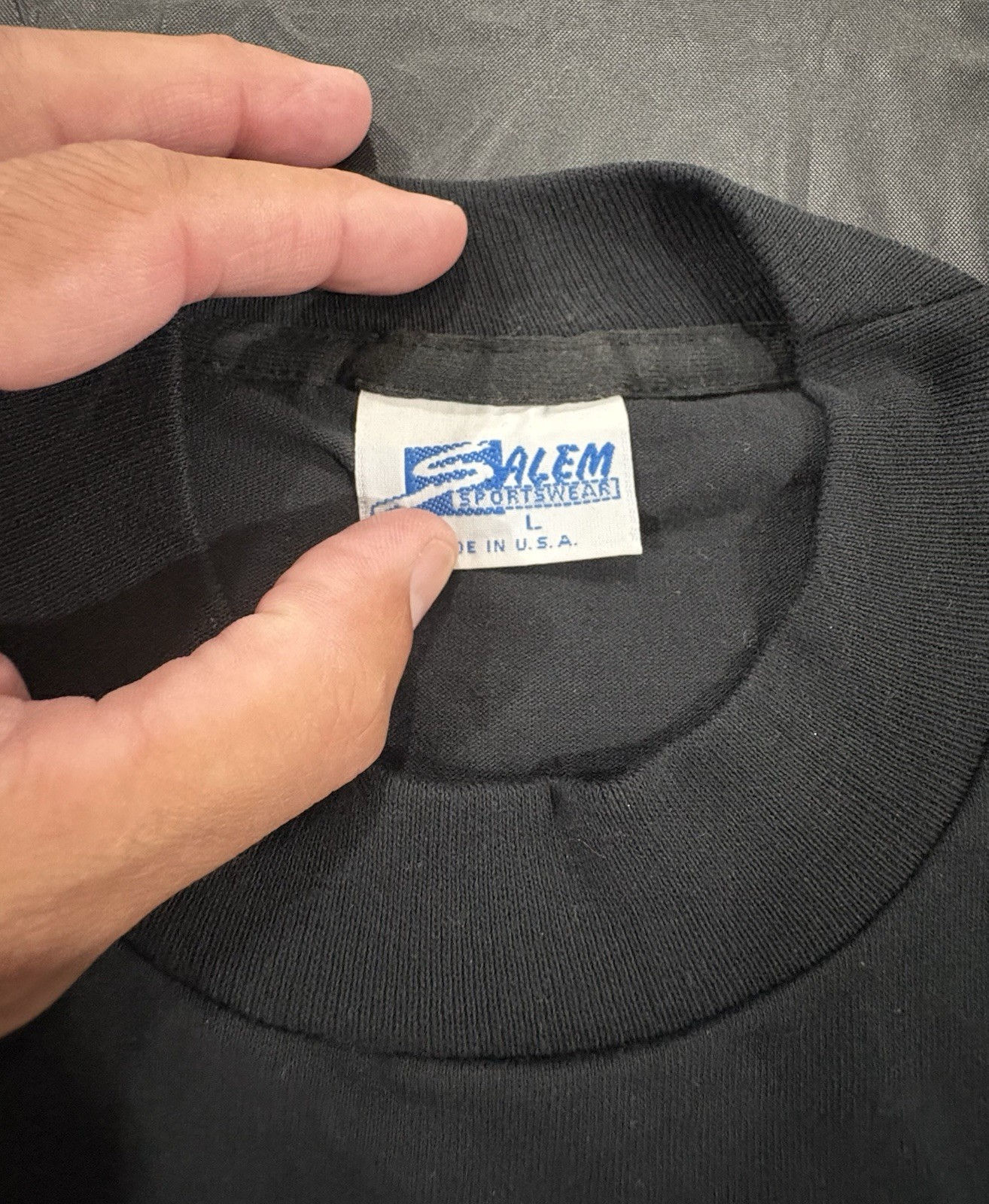 Vintage 89 Detroit Pistons Shirt Salem Sportswear Size Large.