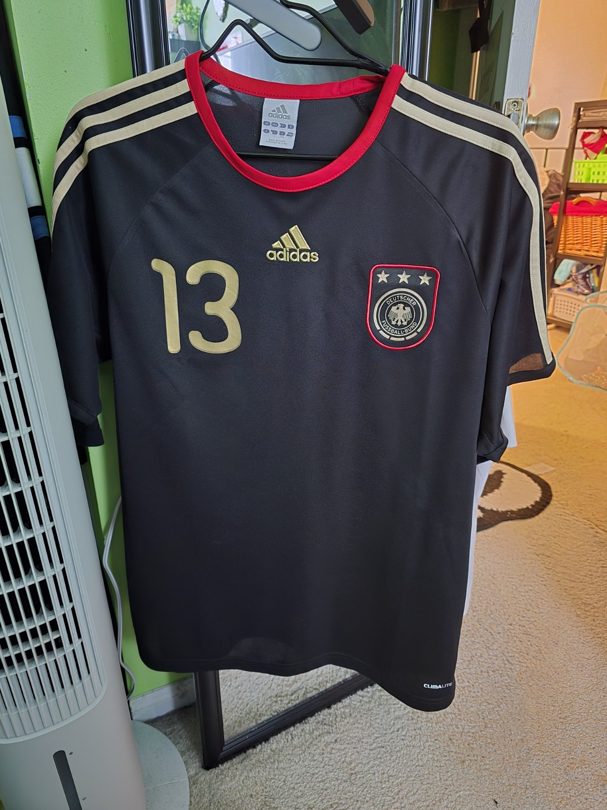 2010 Germany Away Thomas Muller #13 Basic Version Mens Large