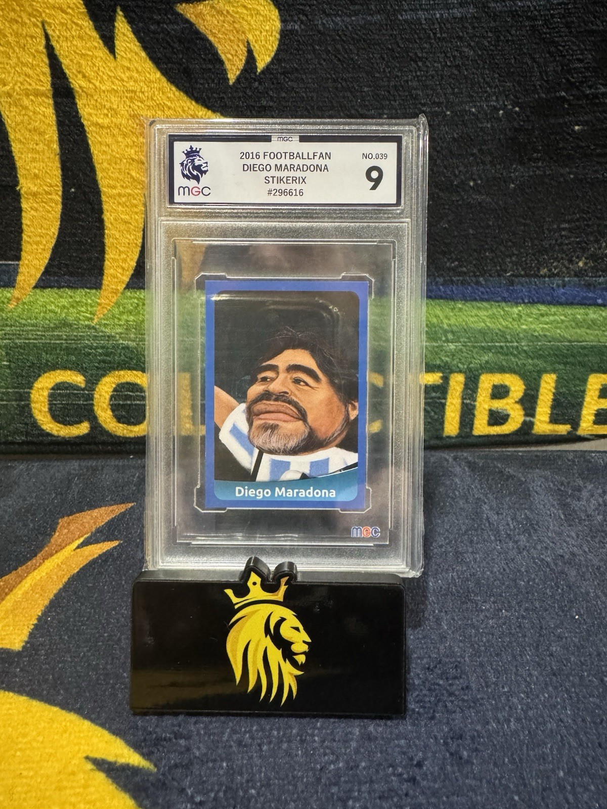 Maradona Sticker 2016 FootballFan Stickerix Argentina MGC 9 Not PSA Graded