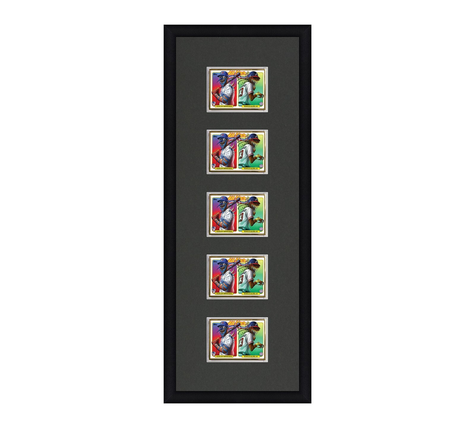 Card Frame For Magnetic Holders Holds (5) Ultra Pro 1 One Touch/BCW +UV Option