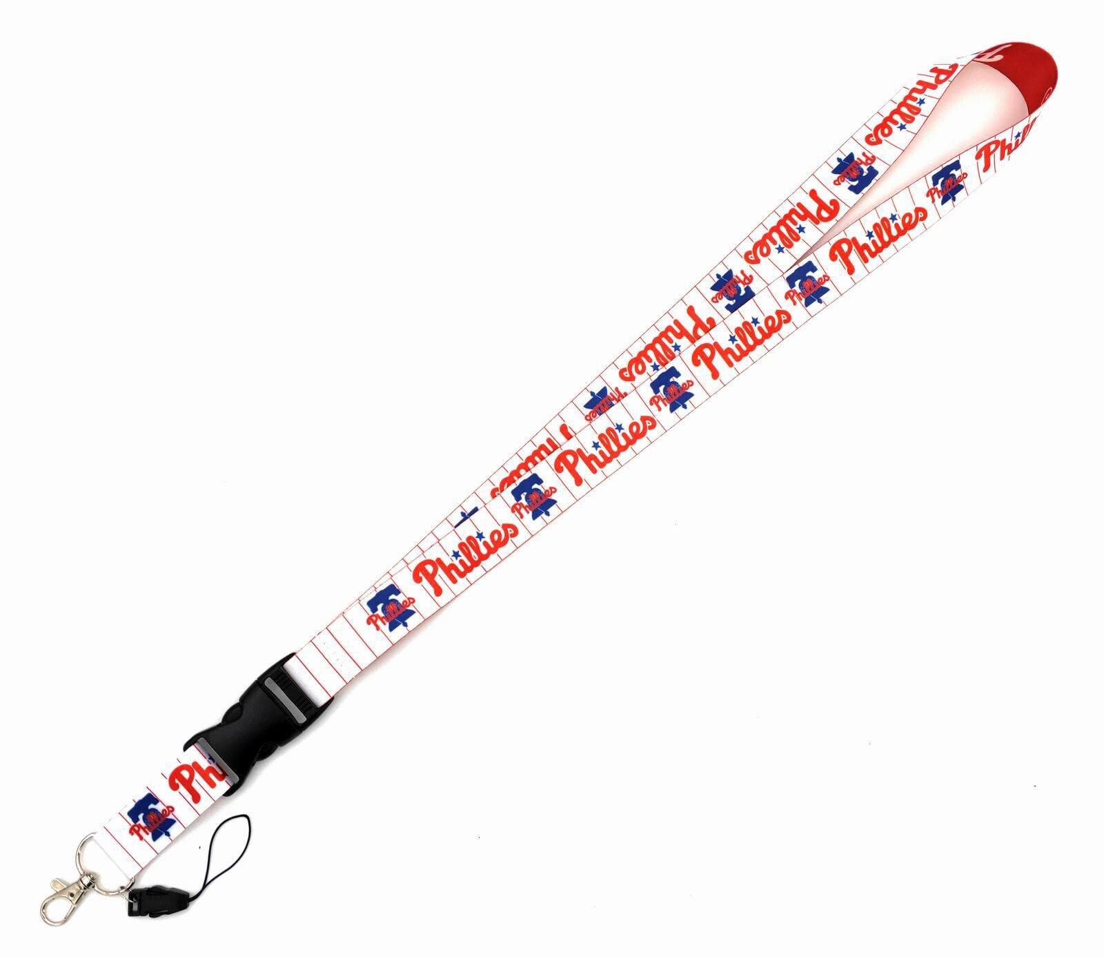 MLB Lanyard 22″ Quick Release & Breakaway Clasp 30 Teams Badge Holder Keychain