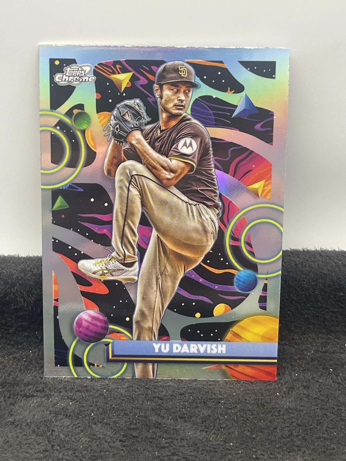 2025 Topps Chrome Cosmic #2 Yu Darvish Refractor Padres