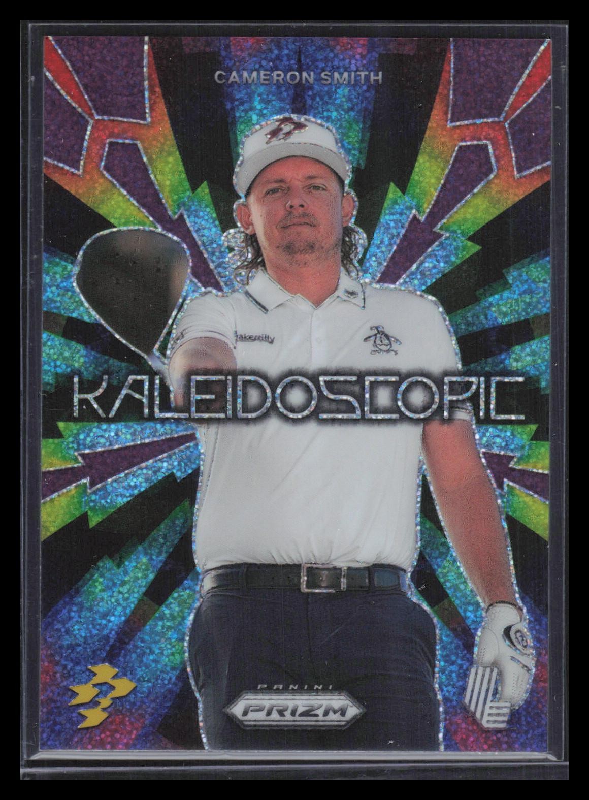 2024 PRIZM LIV GOLF #15 CAMERON SMITH KALEIDOSCOPIC PURPLE PULSAR