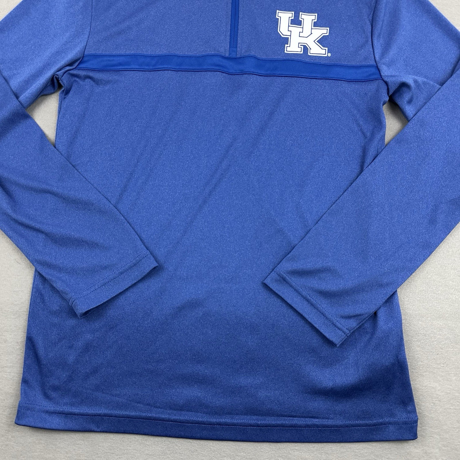 Kentucky Wildcats Sweater Men Small Blue 1/4 Zip NCAA Basketball Pullover UK S