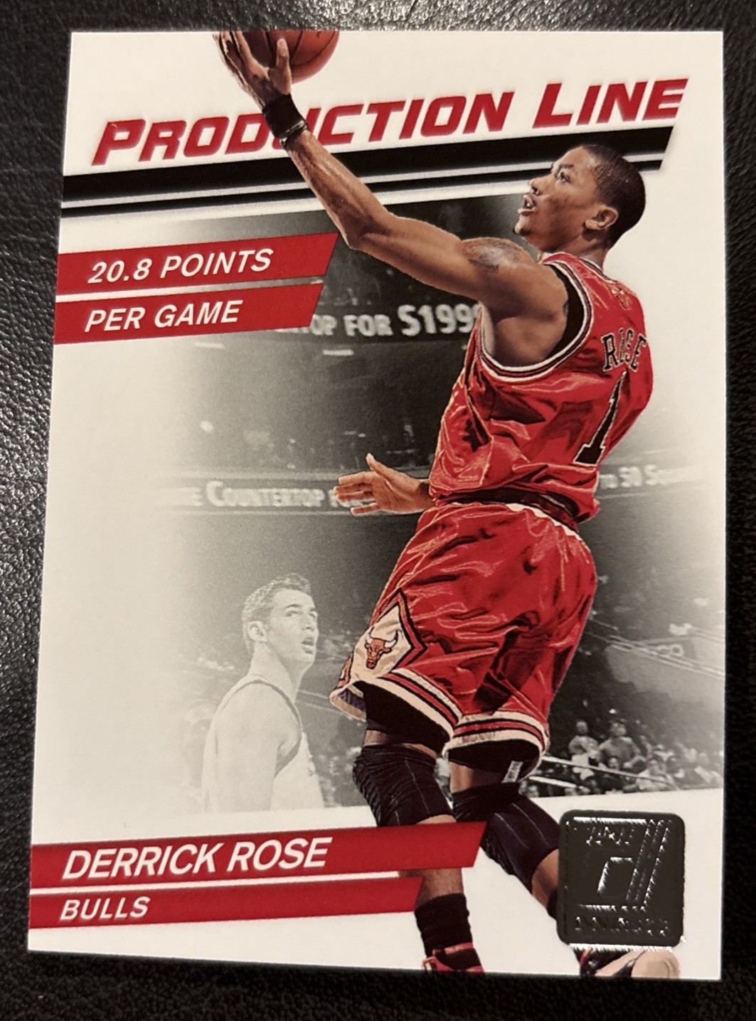 2010-11 Donruss #14 Derrick Rose (Bulls) Production Line 316/999 – L@@K