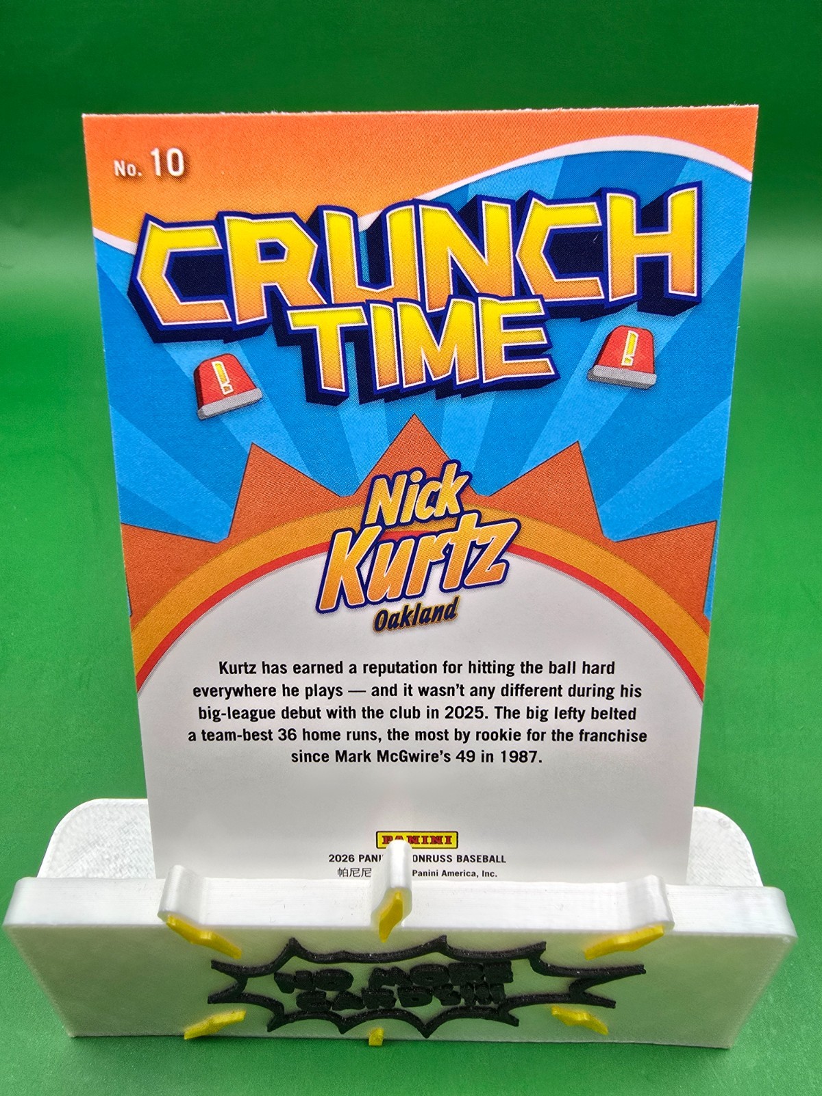 2026 Panini Donruss Nick Kurtz Crunch Time