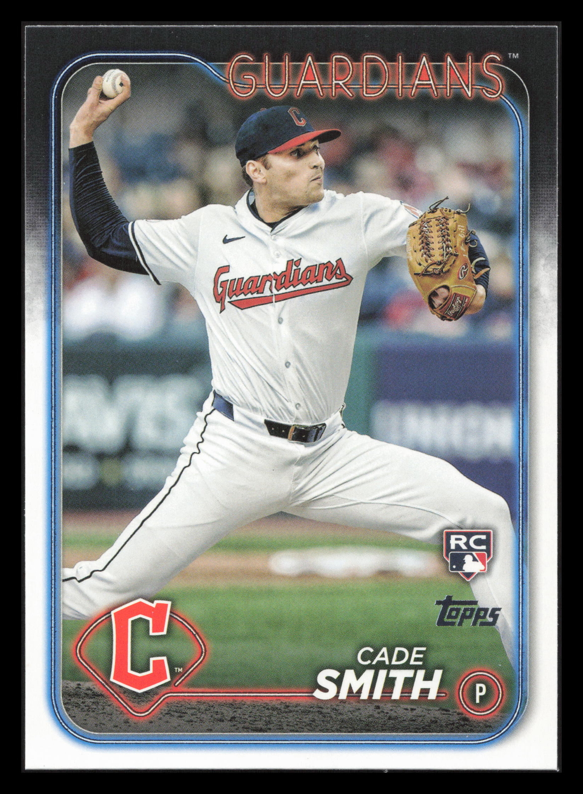 Cade Smith RC 2024 Topps Update US134 Cleveland Guardians